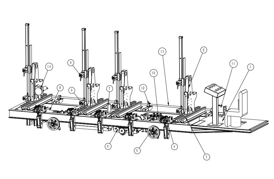 sawmill carriage drawing