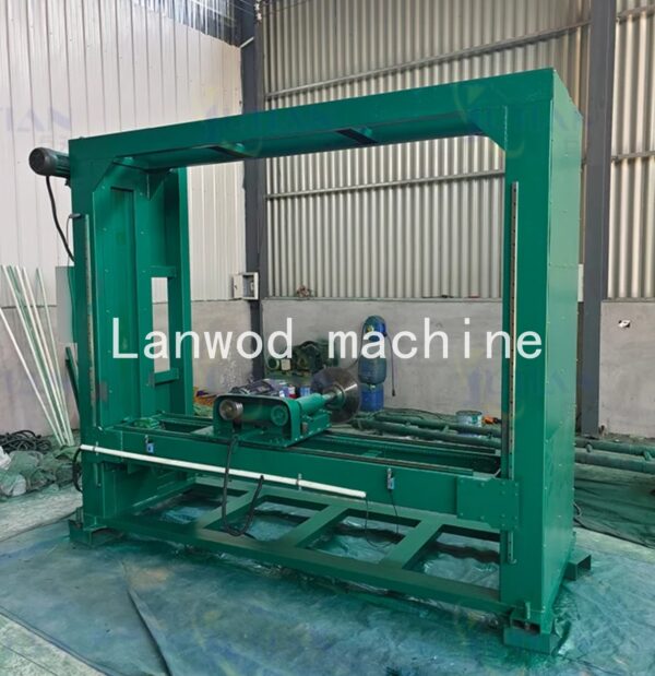 Gantry style timber package saw