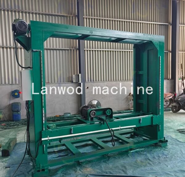 Gantry style timber package saw