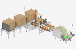 automatic lumber stacker